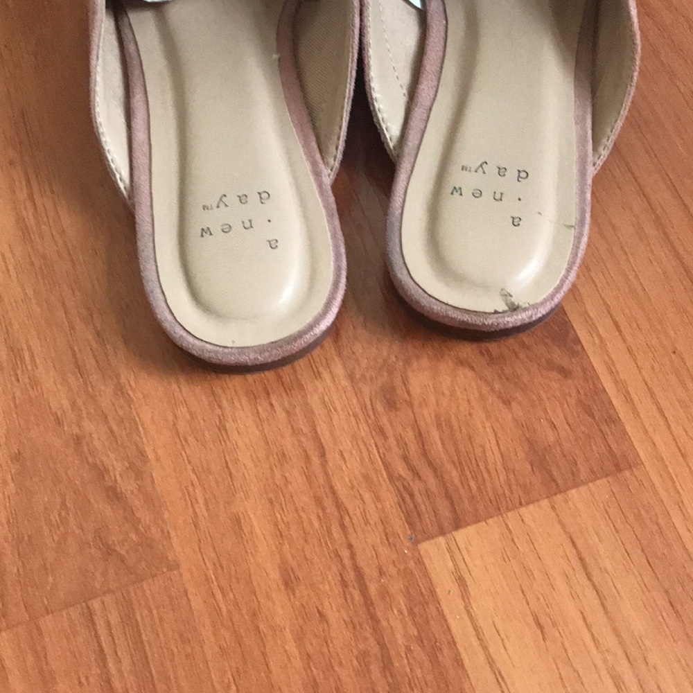 A New Day Women's Suede Mules - Blush - Picture 4 of 4